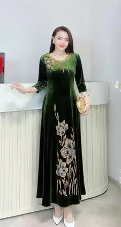 Đầm hoa dáng dài L748_thumbnail_4