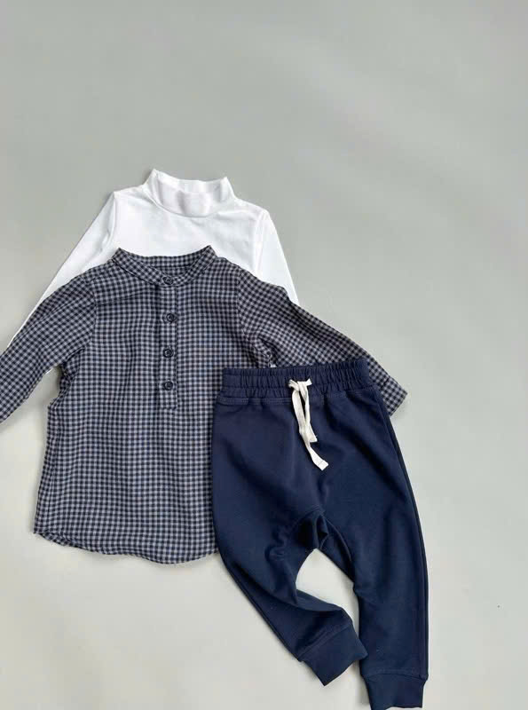 Long Sleeve Shirt (Áo Sơ Mi Bé Trai)_thumbnail_0