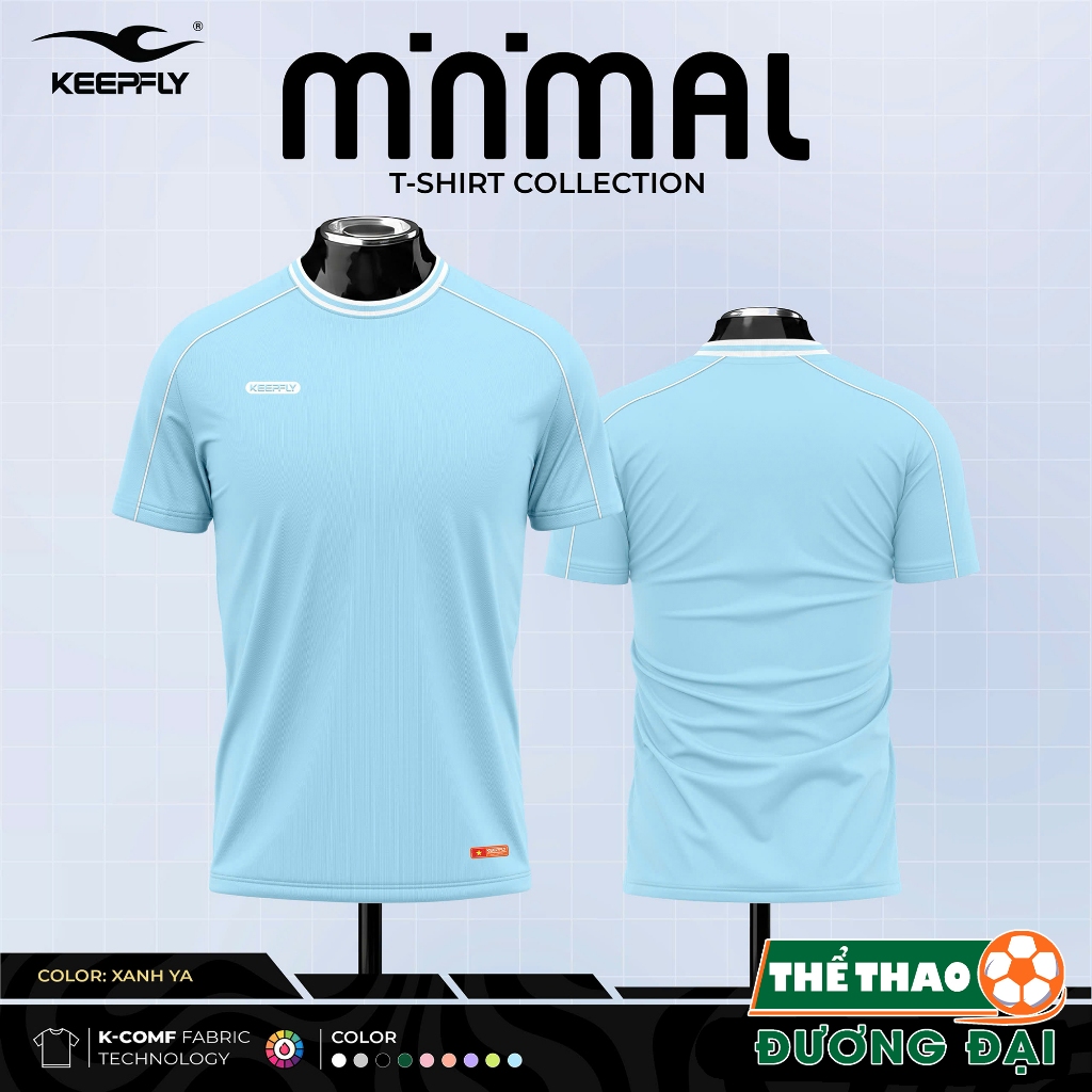Áo Thể Thao Cổ Tròn Đa Năng Keepfly Minimal Vải Mè Thoáng Khí Thể Thao Đương Đại_thumbnail_8