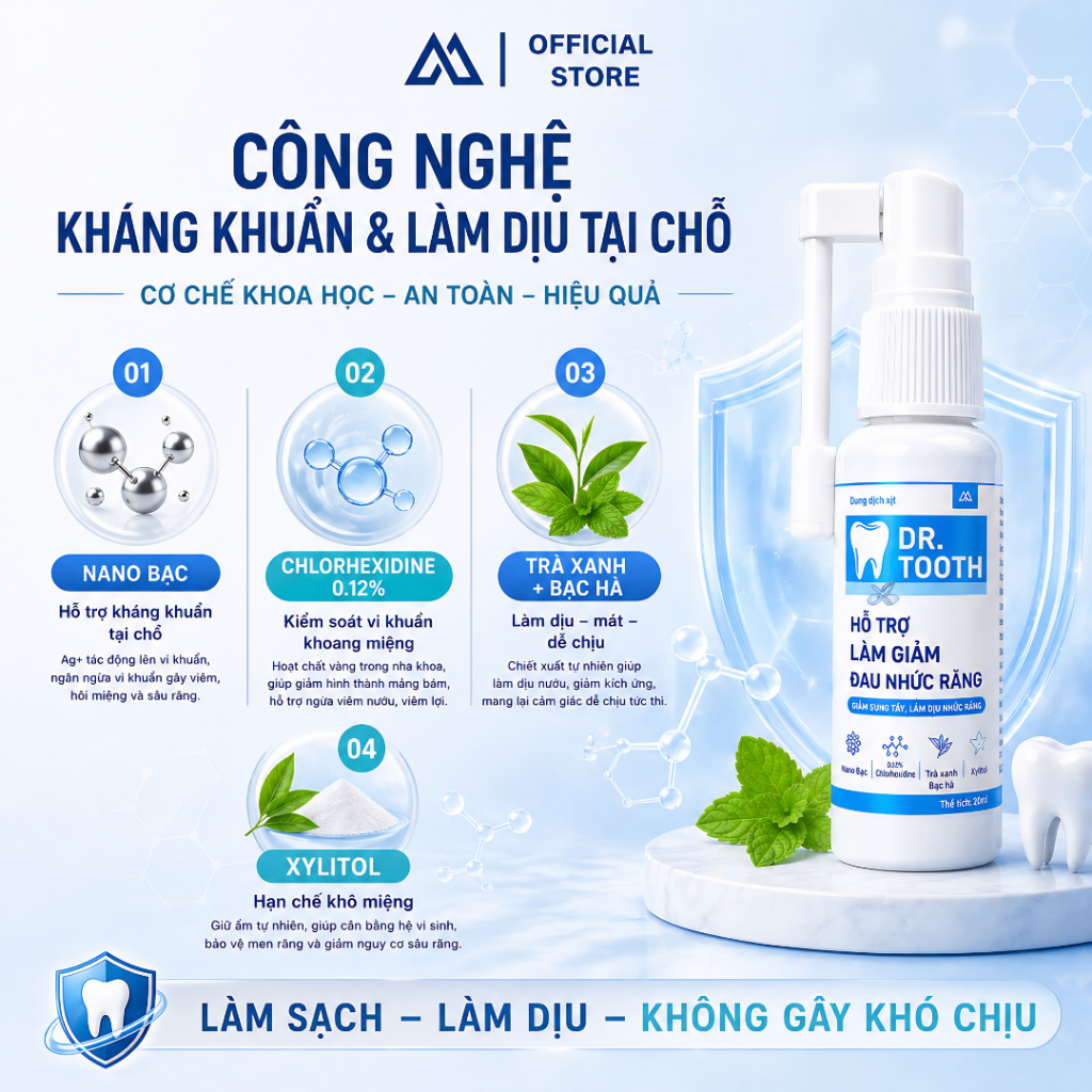 [Combo chăm sóc răng miệng] Dung dịch xịt Dr.Tooth + Nước súc miệng Dr.Tooth_thumbnail_7