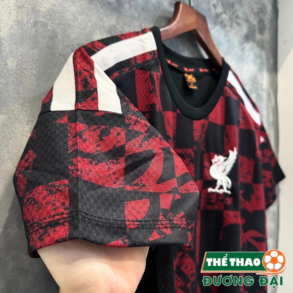 Quần Áo Bóng Đá The Kop Đen 26/27 Thun Mè S-Comf Thoáng Khí Thể Thao Đương Đại_thumbnail_4