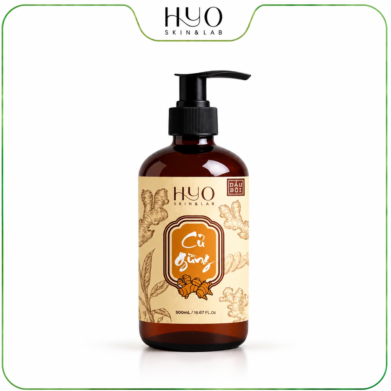 DẦU GỘI GỪNG 500ML - HYO SKIN & LAB