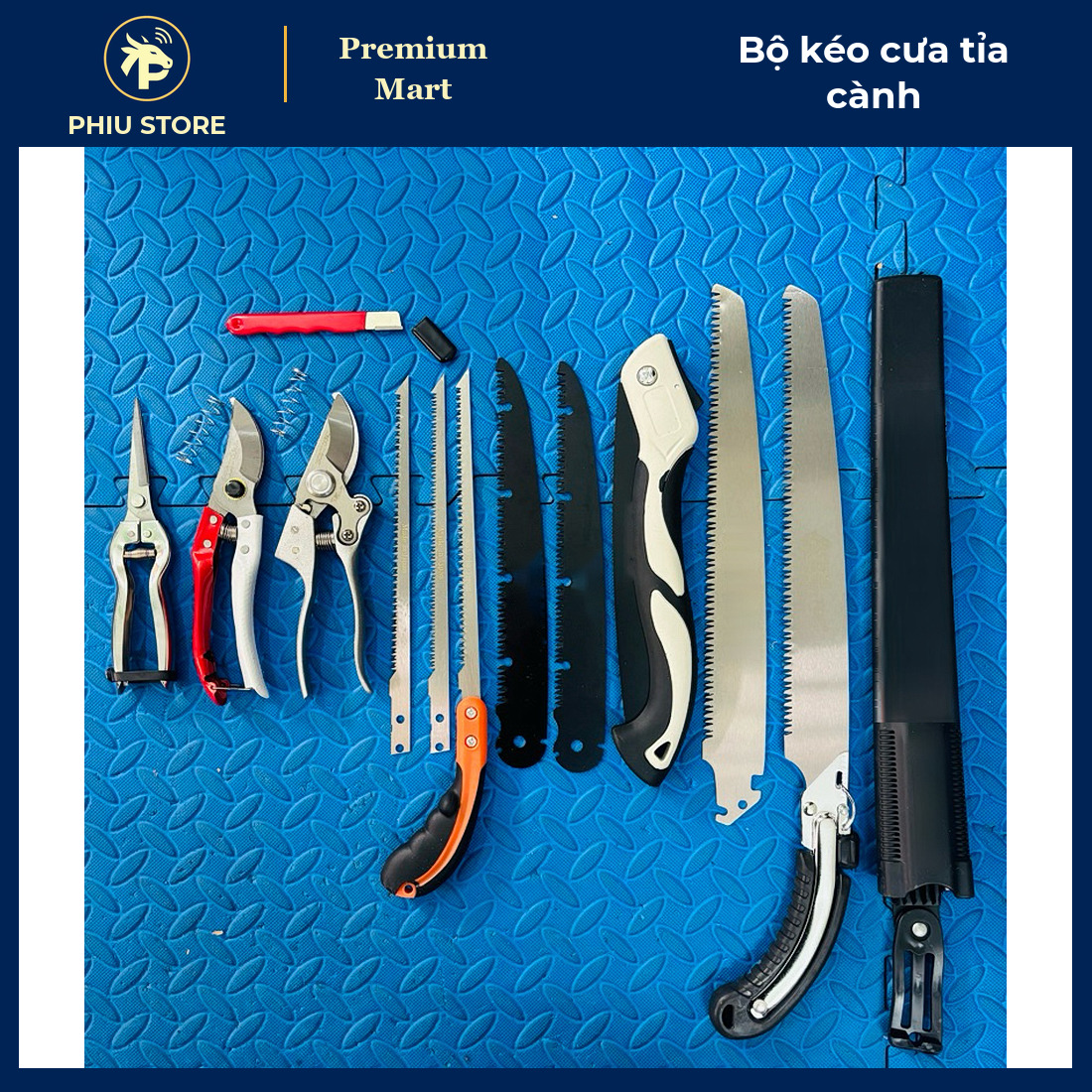 Bộ Dụng Cụ Tỉa Cành Làm Vườn Thép SK5 4–13 Món - Kéo Cắt Cành, Kéo Tỉa, Cưa Lách, Cưa Gấp Gọn, Đá Mài - PHIU STORE_thumbnail_8