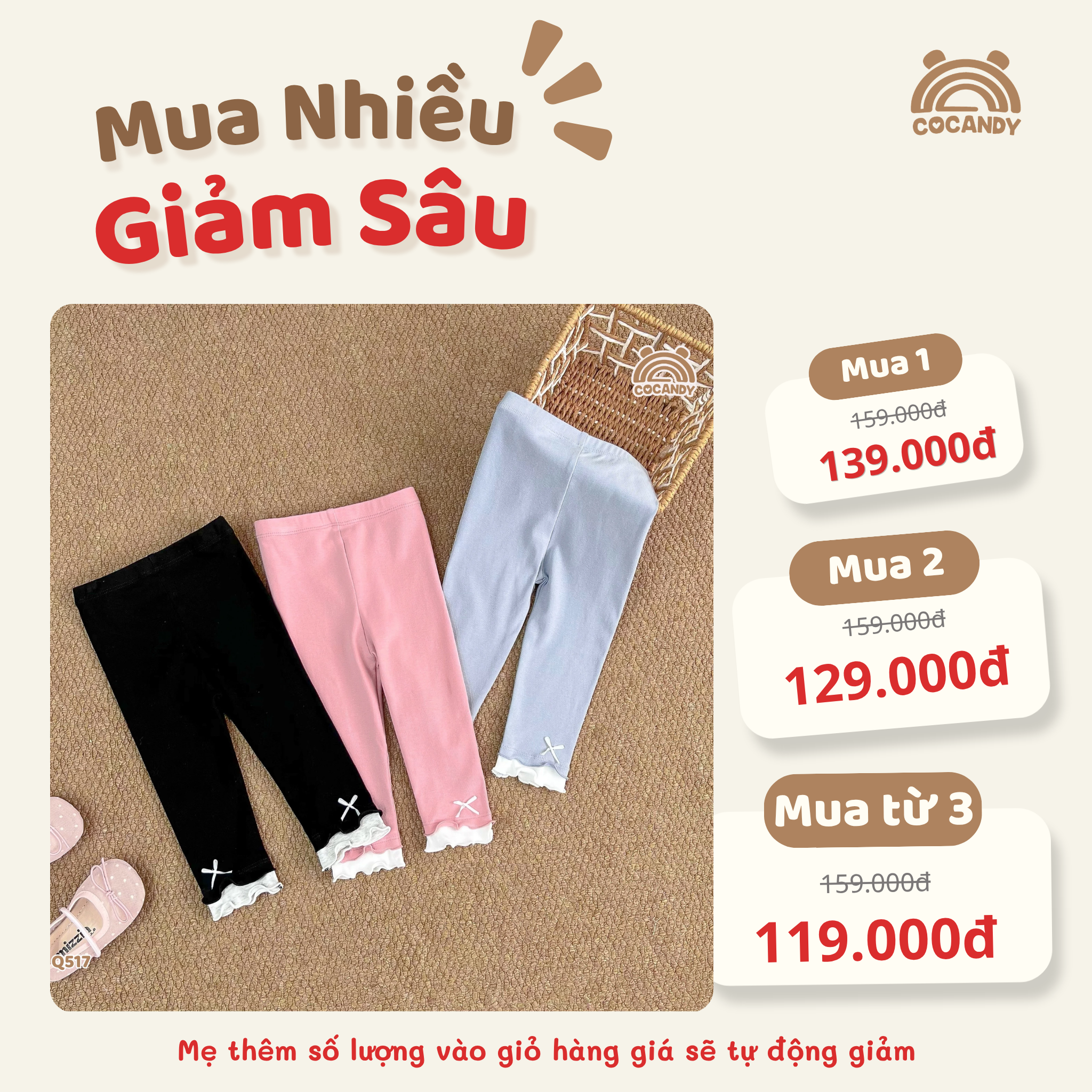 Quần dài legging ĐEN phối gấu nơ_thumbnail_1