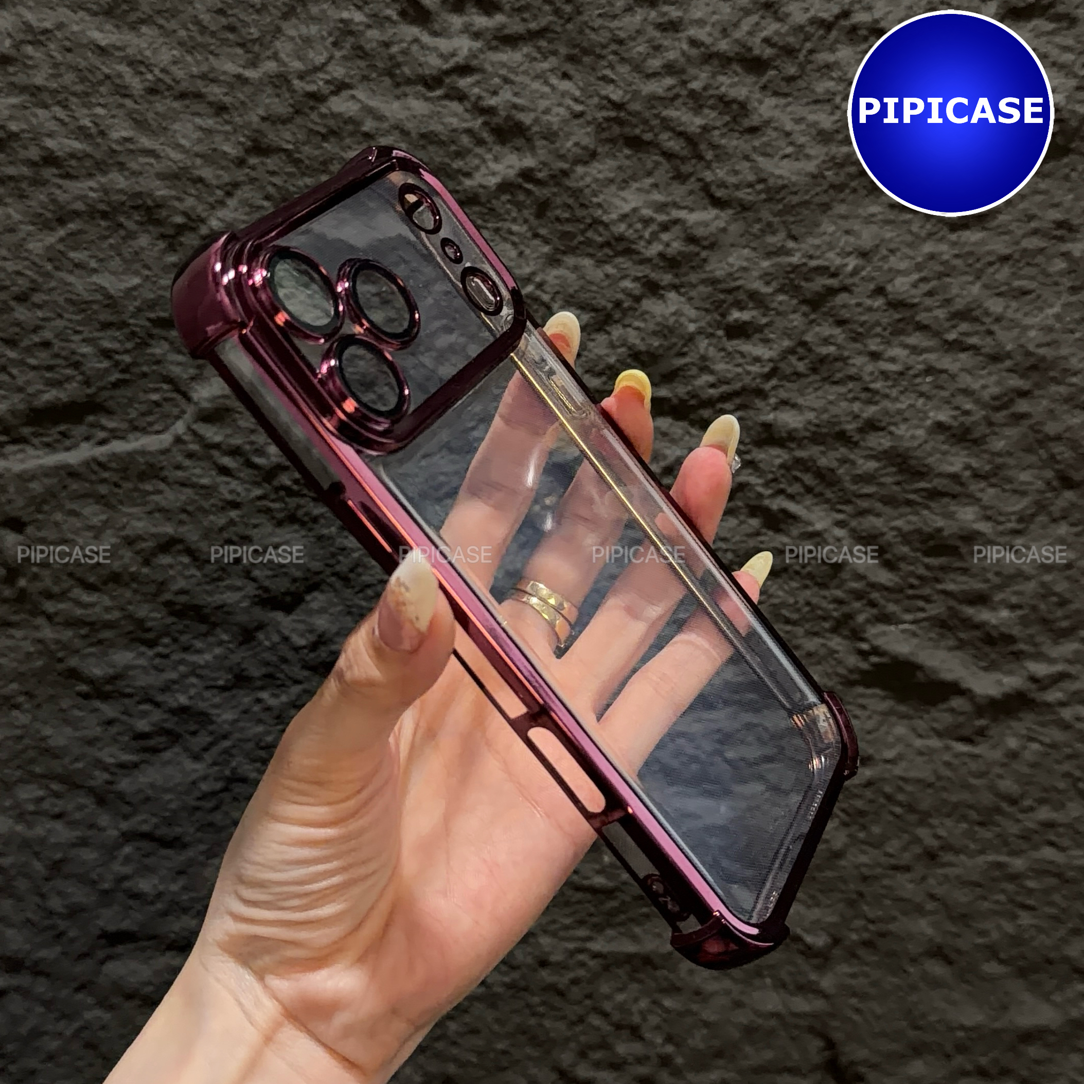 Ốp Lưng iPhone 17 Pro Max - Gu - Đỏ Burgundy_thumbnail_13