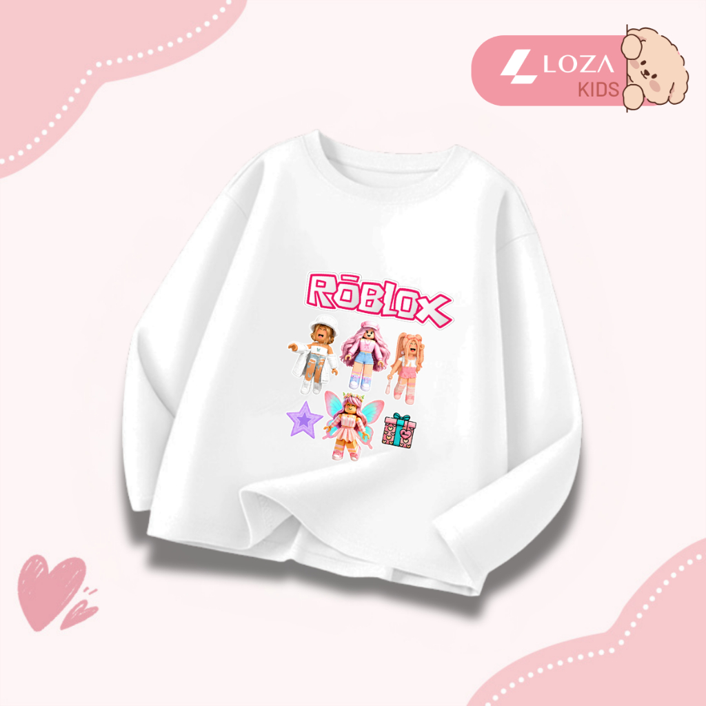 Áo thun dài tay bé gái hình Roblox dễ thương - Loza Kids  KT013_thumbnail_5