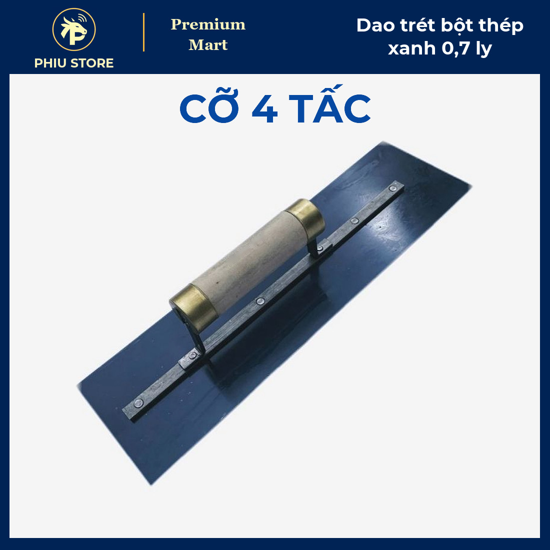 Dao Trét Bột Thép Xanh 0,7 ly Có Cán Gỗ 3 Tấc, 3,5 Tấc, 4 Tấc - Bàn Bả, Bàn Trét - PHIU STORE_thumbnail_6