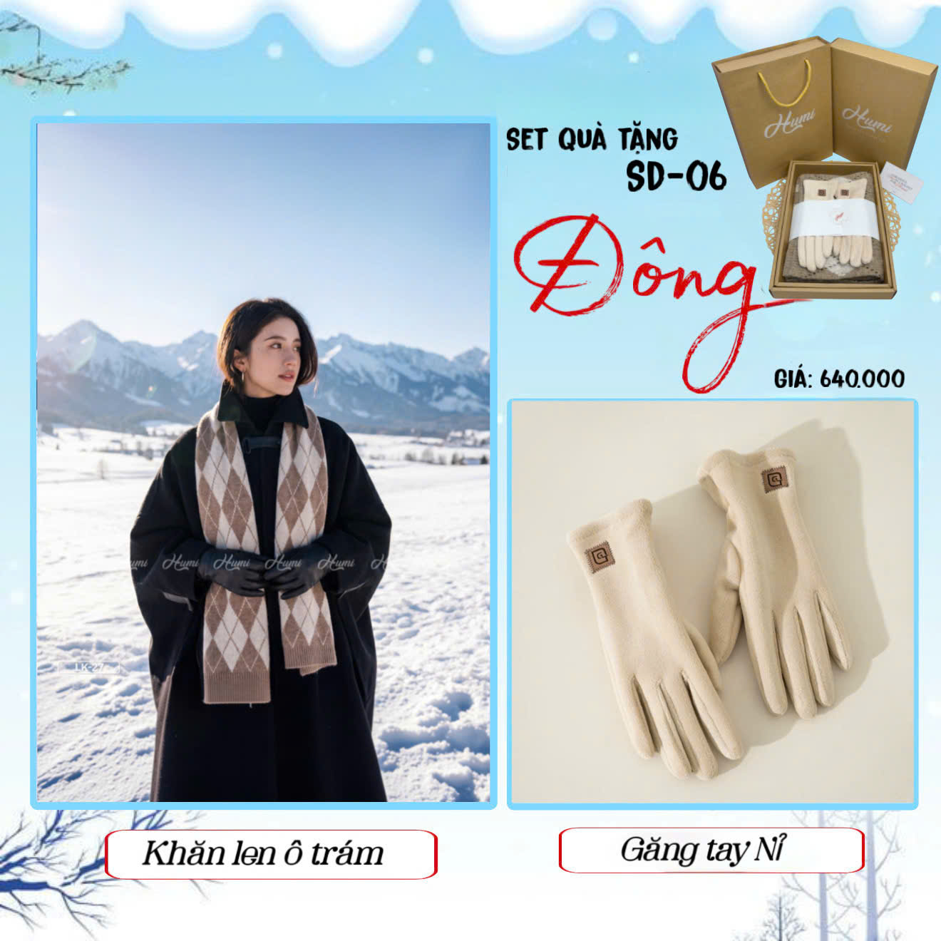 BỘ QUÀ TẶNG MÙA ĐÔNG (SD-06)