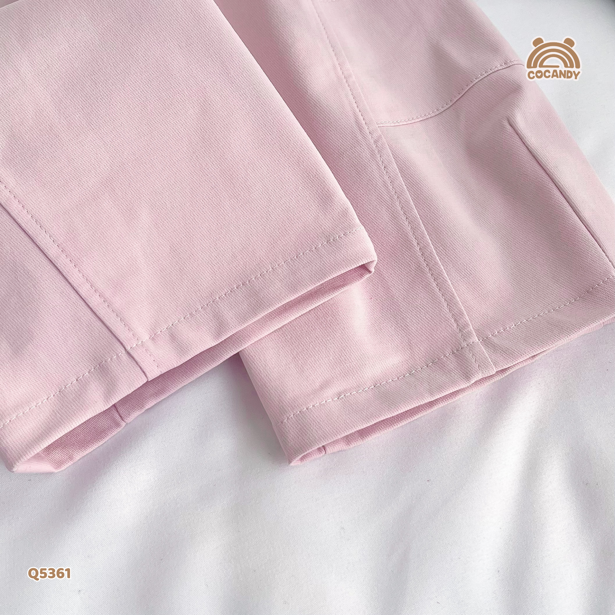 Quần dài kaki HỒNG ống bom li dọc_thumbnail_7