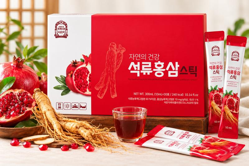 Nước Hồng Sâm Lựu Collagen Punggi