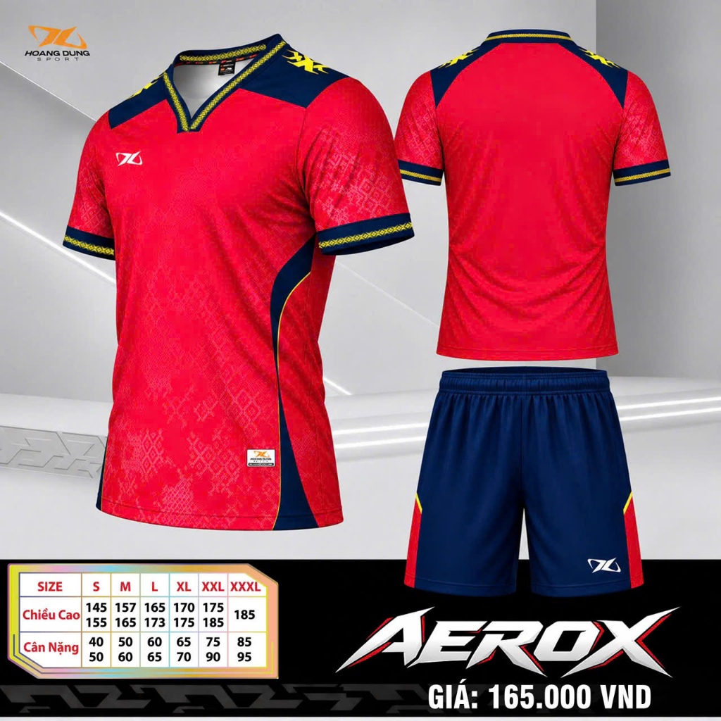 BST Quần Áo Bóng Đá HD AEROX Thun Mè S-Comf Thoáng Khí Thể Thao Đương Đại_thumbnail_3