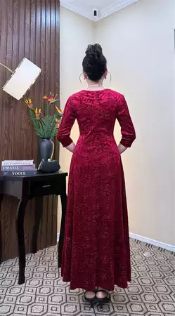 Đầm dáng dài tay lỡ A812_thumbnail_2