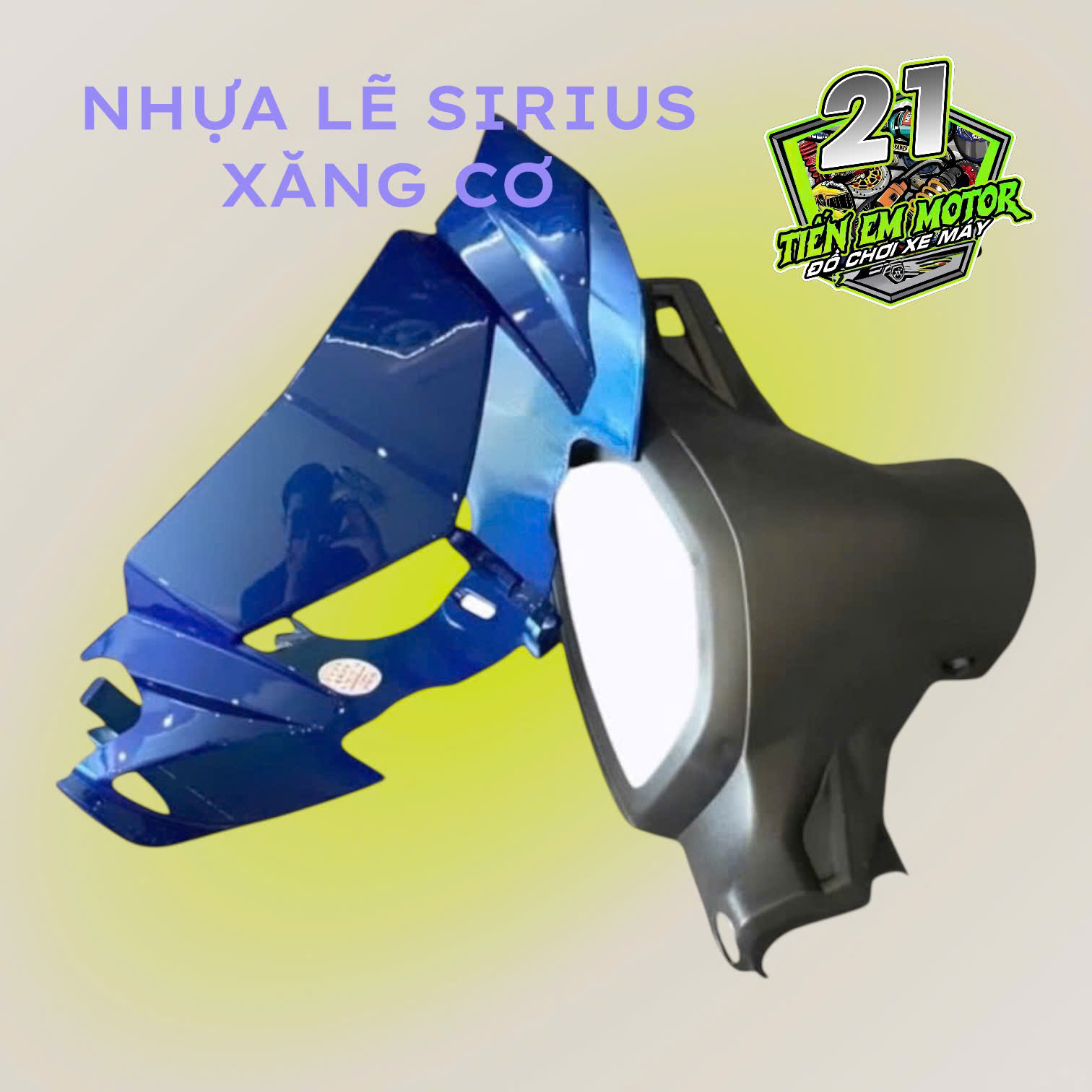 Ốp đầu trước Sihello Sirius xăng cơ - Nhựa ABS loại 1_thumbnail_5