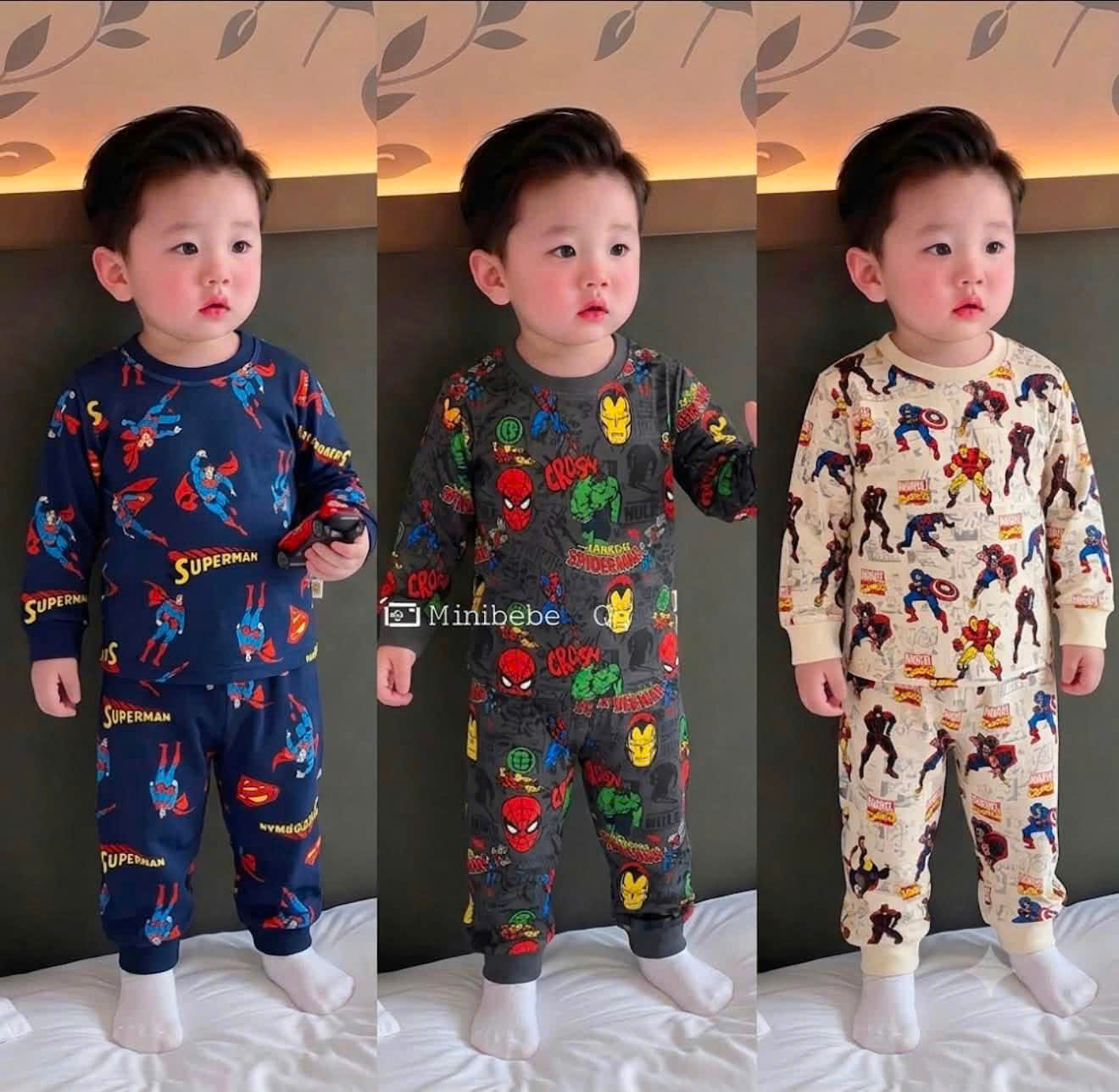 C25 SET 3 BỘ DÀI TAY 3 MÀU FULL HÌNH- A100.455