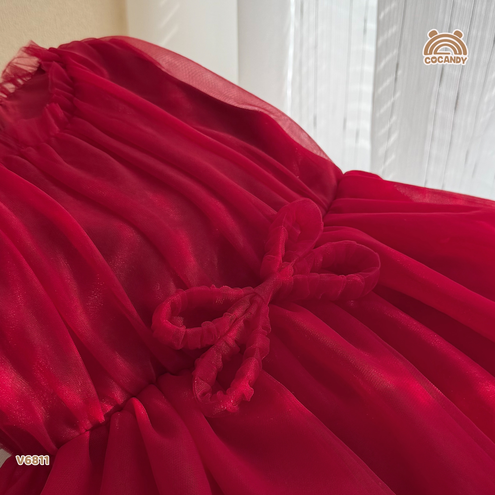 Váy cộc ĐỎ Cherry Bow_thumbnail_6