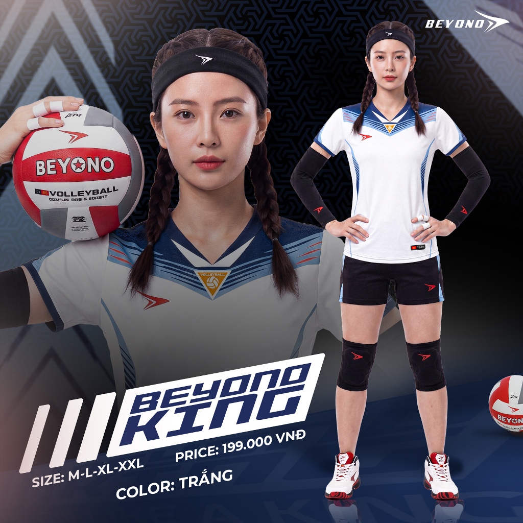 BST Quần Áo Bóng Chuyền Beyono King II Thun Mè Cao Cấp Thoáng Khí Thể Thao Đương Đại_thumbnail_2