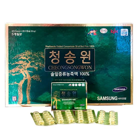 Tinh dầu thông đỏ Cheongsongwon 180 Viên_thumbnail_0