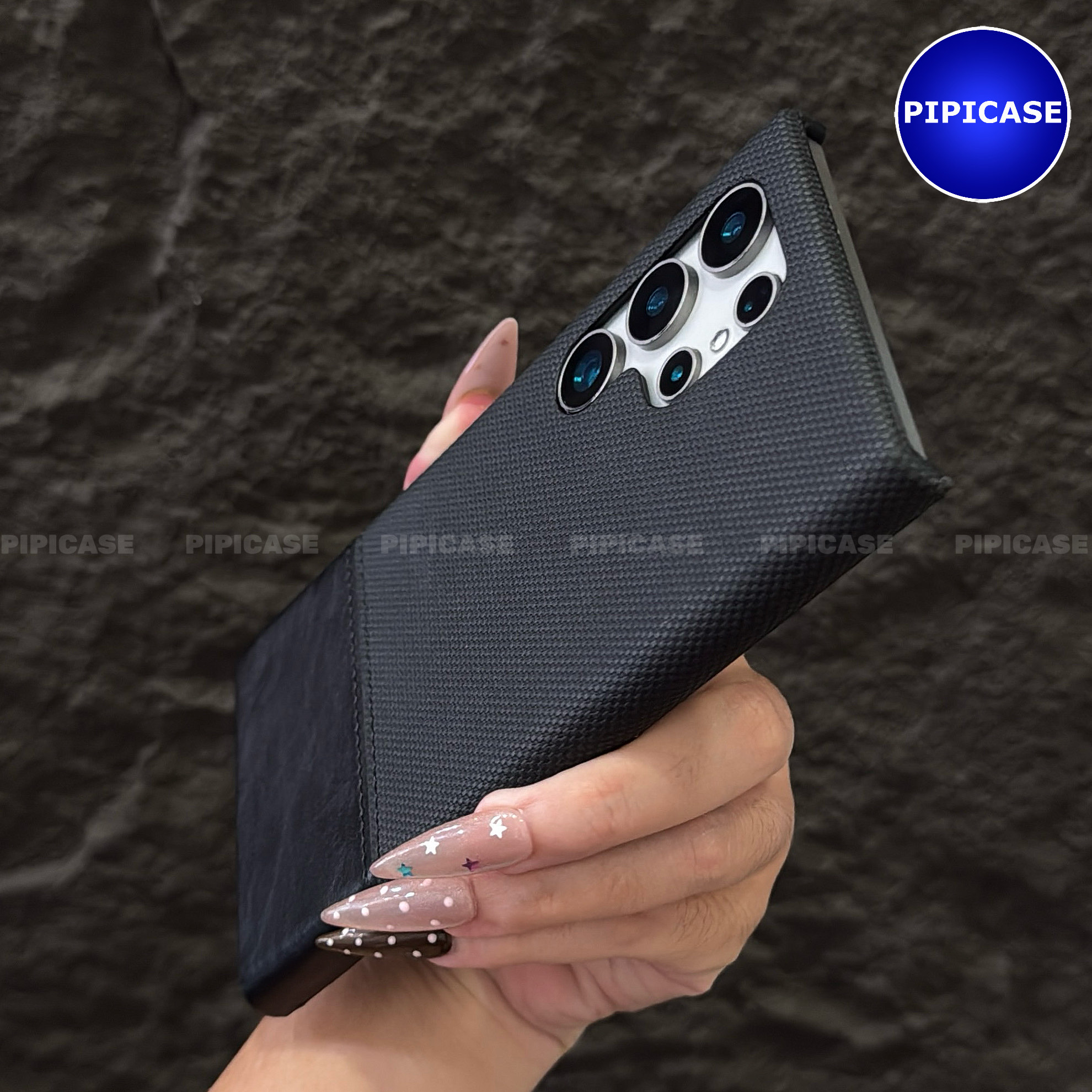 Ốp Lưng Samsung S24 Ultra 5G - Lechi - Đen_thumbnail_3