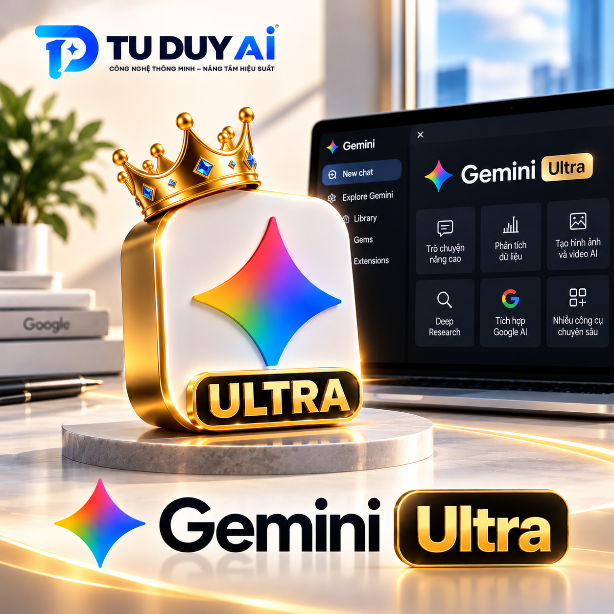 Nâng cấp Google Ultra chính chủ