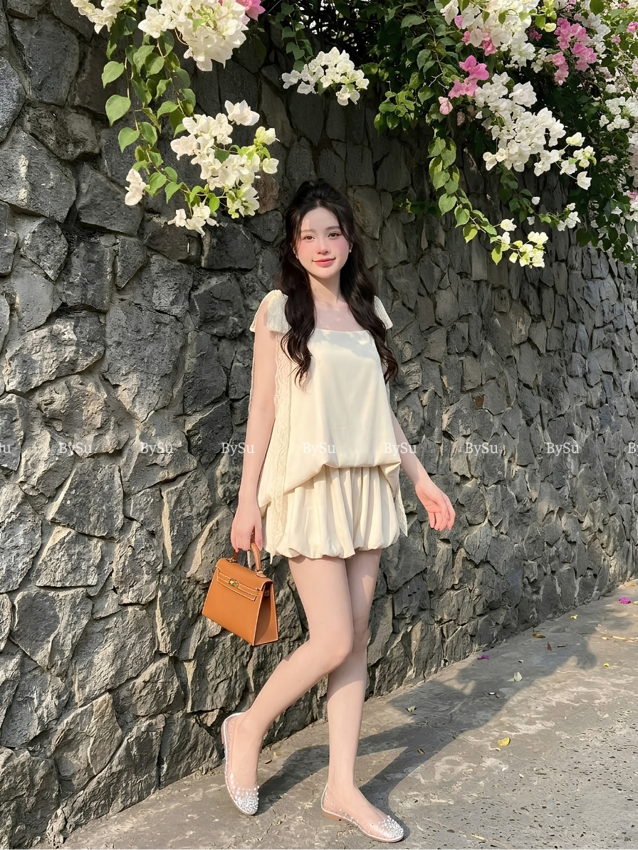 M42 - Set Áo 2 Dây Và Quần Bí Linen Cao Cấp_thumbnail_2