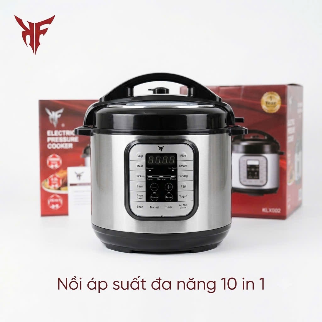 Nồi Áp Suất Đa Năng YF KLX002 (6L - 1000W) 10 chế độ_thumbnail_7