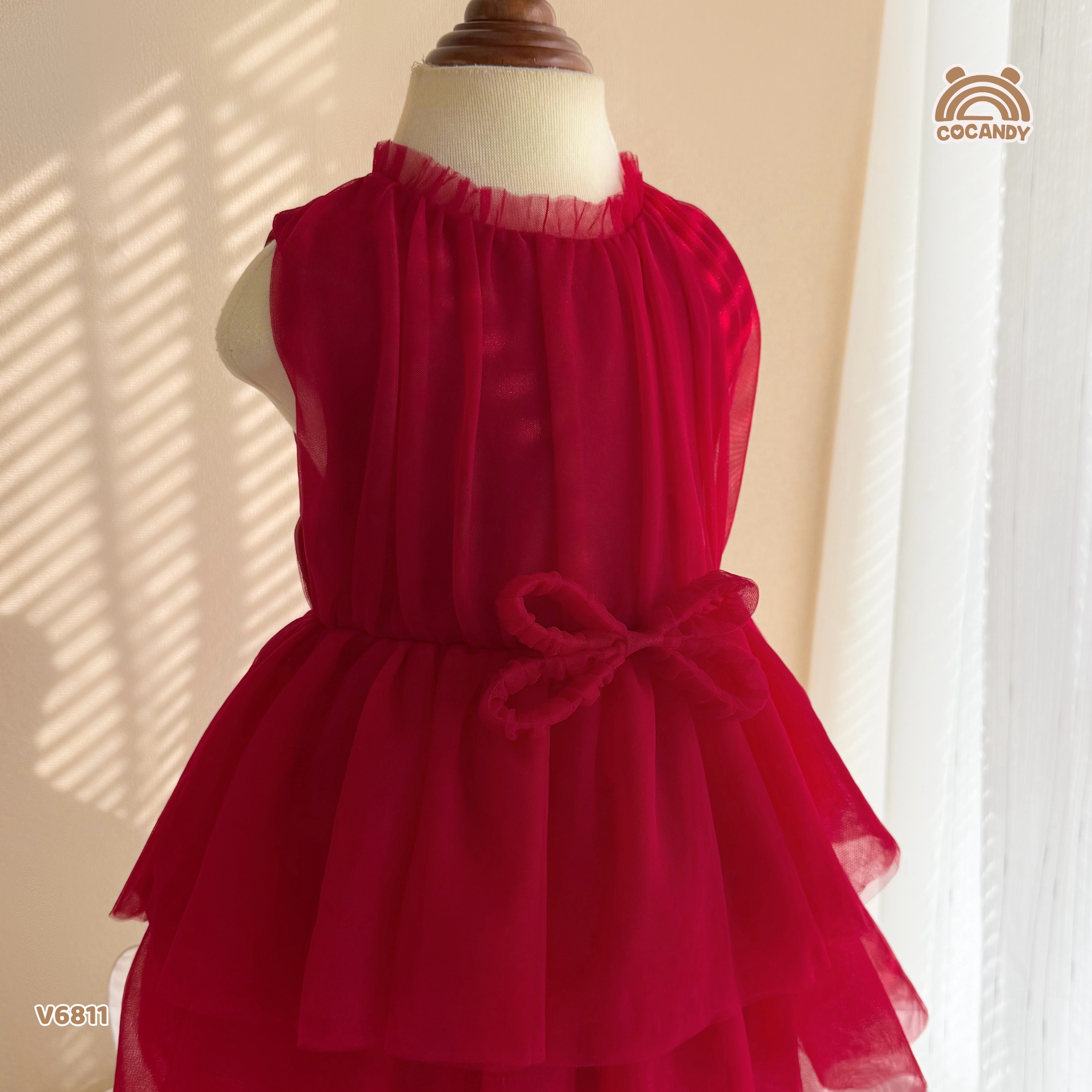 Váy cộc ĐỎ Cherry Bow_thumbnail_5