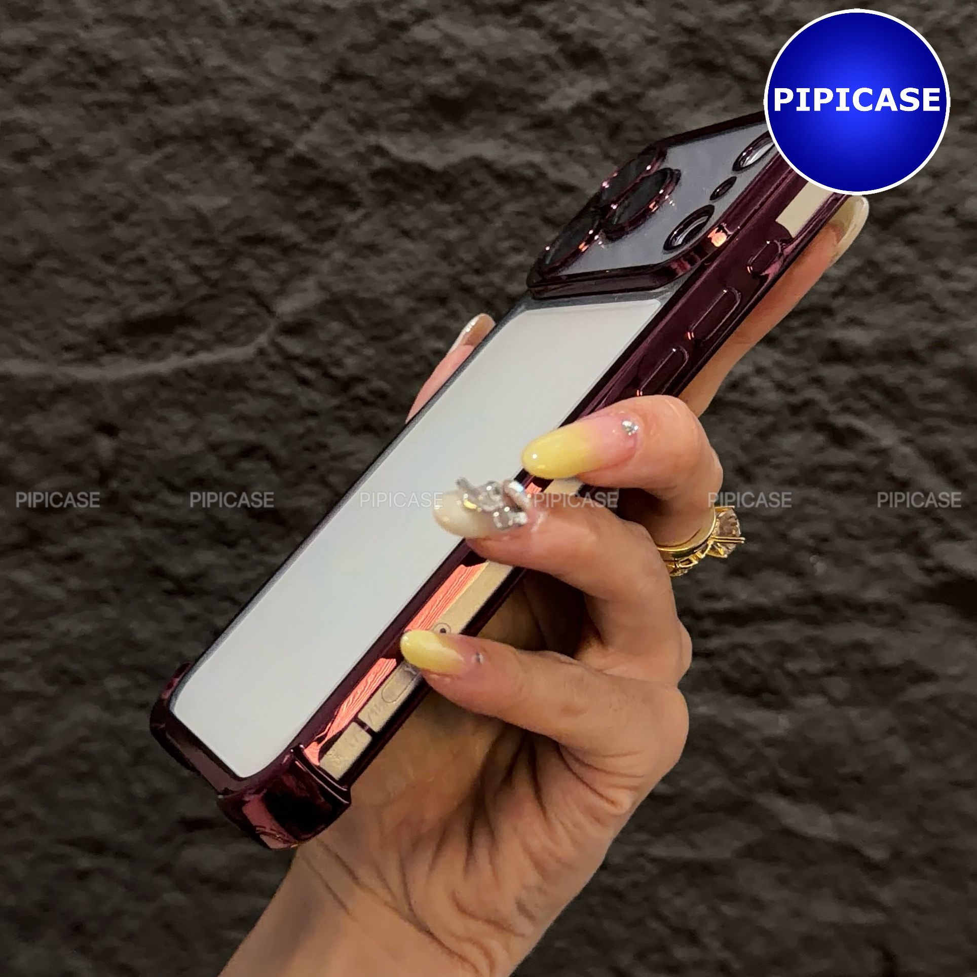 Ốp Lưng iPhone 17 Pro Max - Gu - Đỏ Burgundy_thumbnail_6