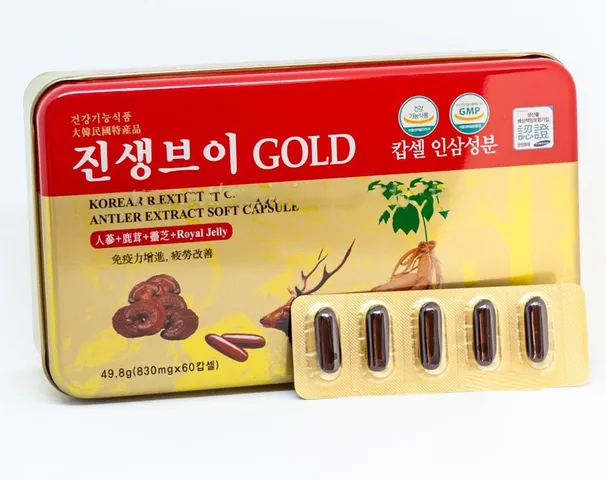Viên Đạm Sâm Vàng GOLD Hàn Quốc 120 viên