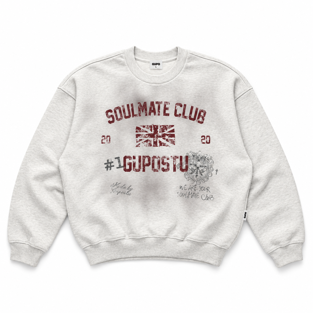 Áo Sweater GUPO The Rebel Vải Nỉ Ép Hàn Form Boxy Unisex Local Brand - SWT04