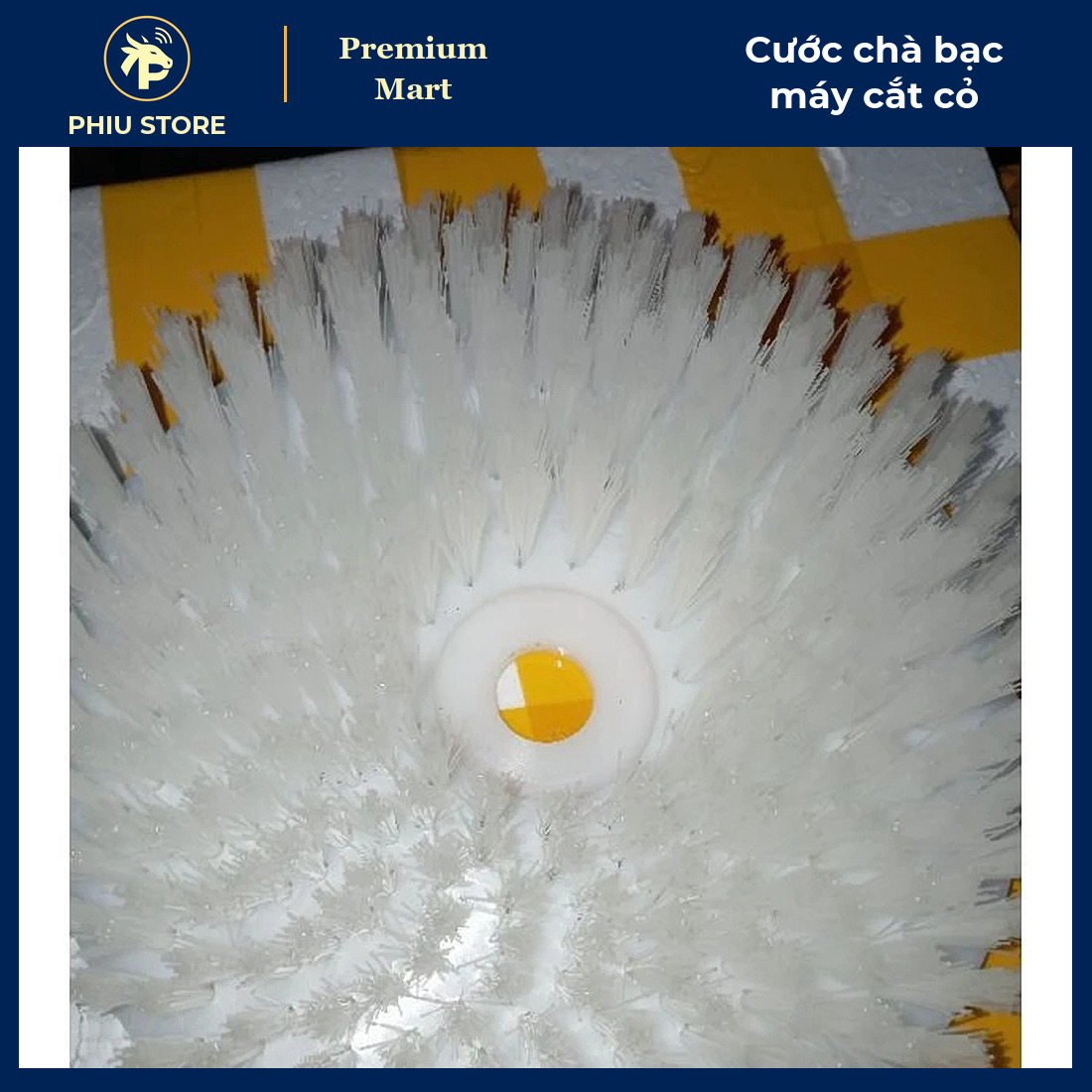 Cước Chà Rong Rêu Đĩa Tròn Lắp Máy Cắt Cỏ 230*25mm - Chà Sân, Chà Tường, Vệ Sinh Ao Hồ - PHIU STORE_thumbnail_2
