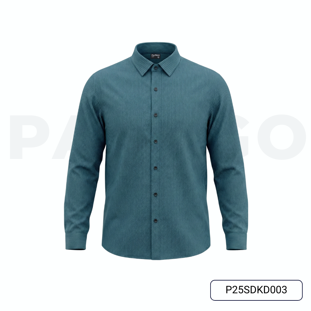 Áo sơ mi nam Trung niên tay dài chất liệu Oxford sọc cao cấp - P25SDKD003_thumbnail_11