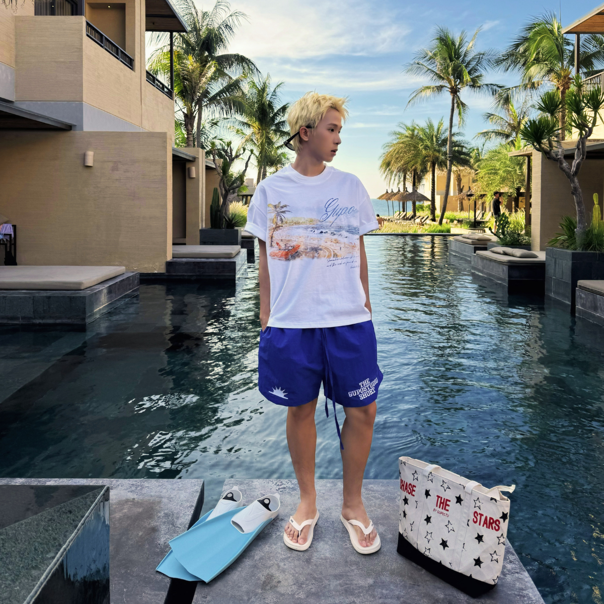 Áo thun Trắng 𝙎𝙪𝙢𝙢𝙚𝙧 𝙑𝙞𝙗𝙚 𝙂𝙐𝙋𝙊 Áo Thun Đi Biển Form Boxy Unisex Local Brand Chính Hãng - ATH01_thumbnail_6