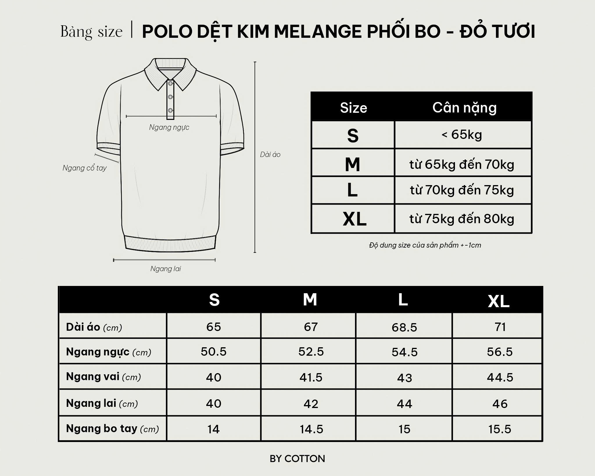 Áo Polo Dệt Kim By Cotton Melange Phối Bo_thumbnail_7