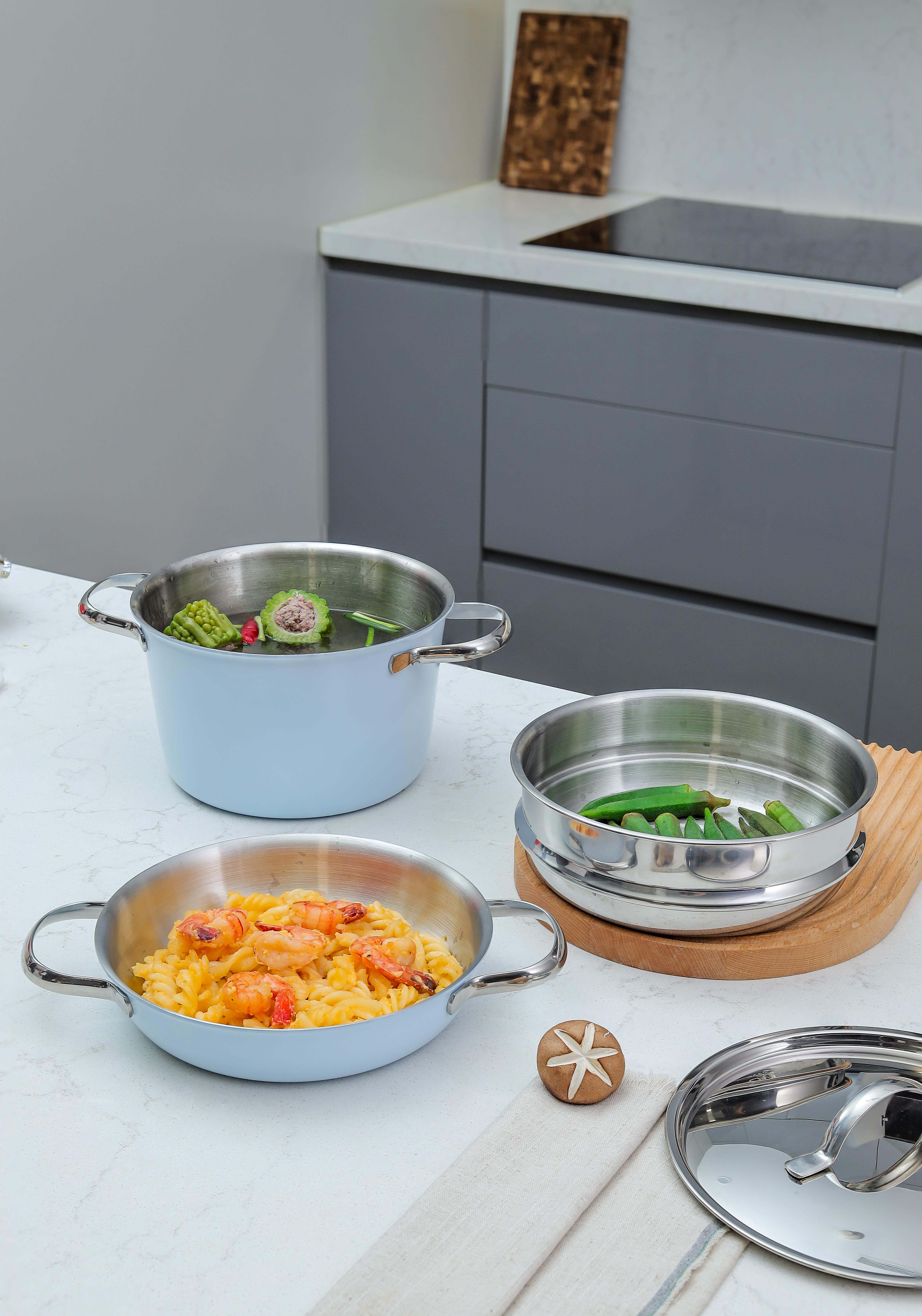 BỘ NỒI, CHẢO, XỬNG INOX 304 STACKABLE KAIYO SIZE 20CM_thumbnail_9