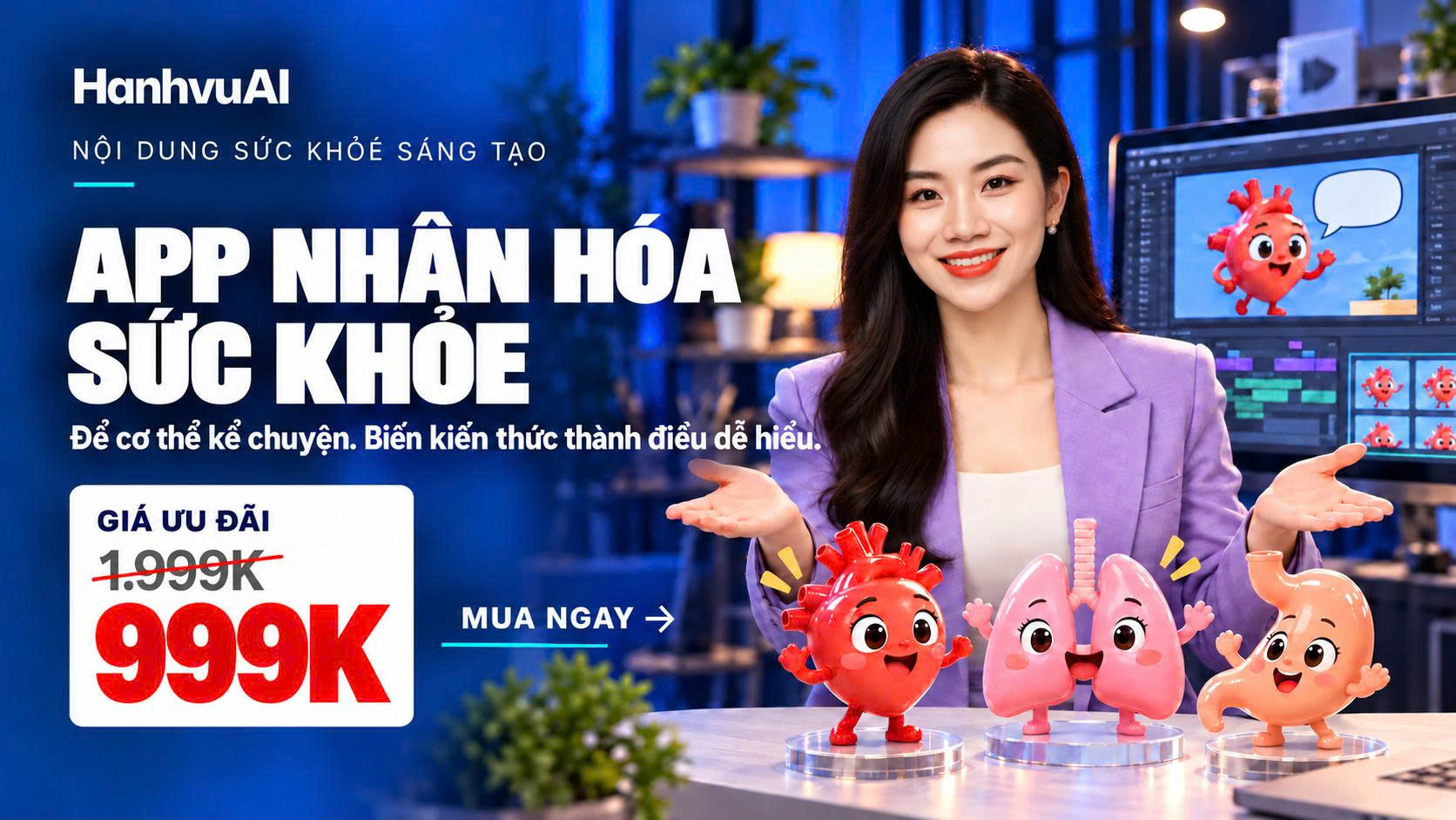APP Nhân Hóa Sức Khỏa (vĩnh viễn)