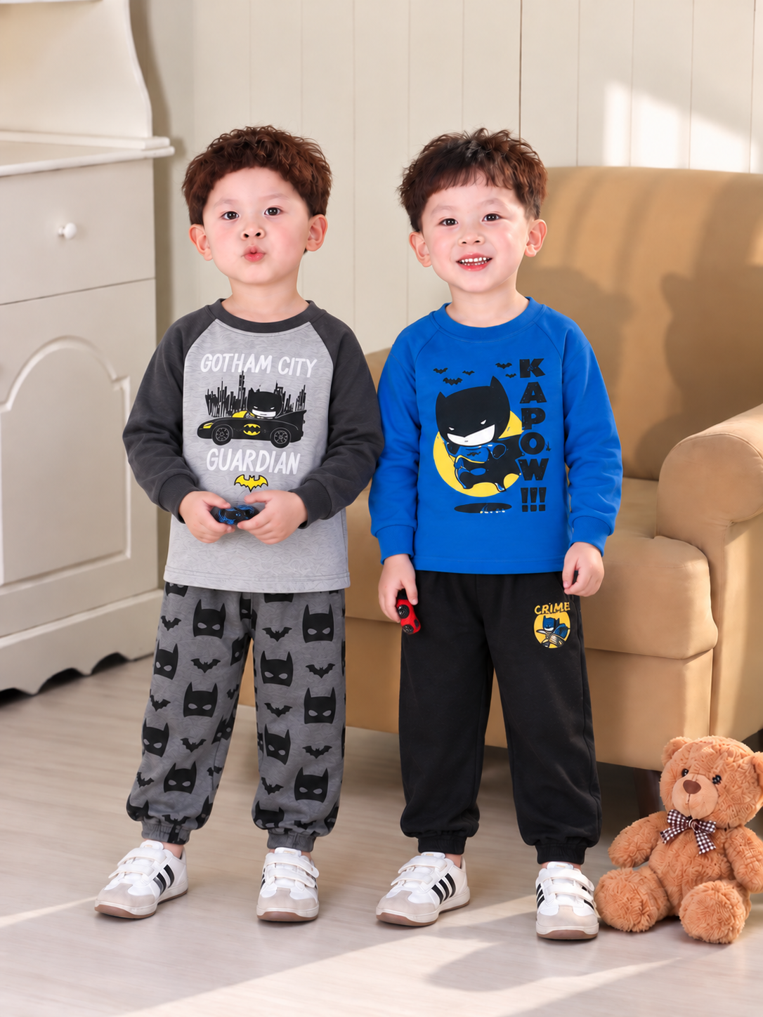 C21 SET 2 BỘ DÀI TAY DƠI GOTHAM CITY - A100.454