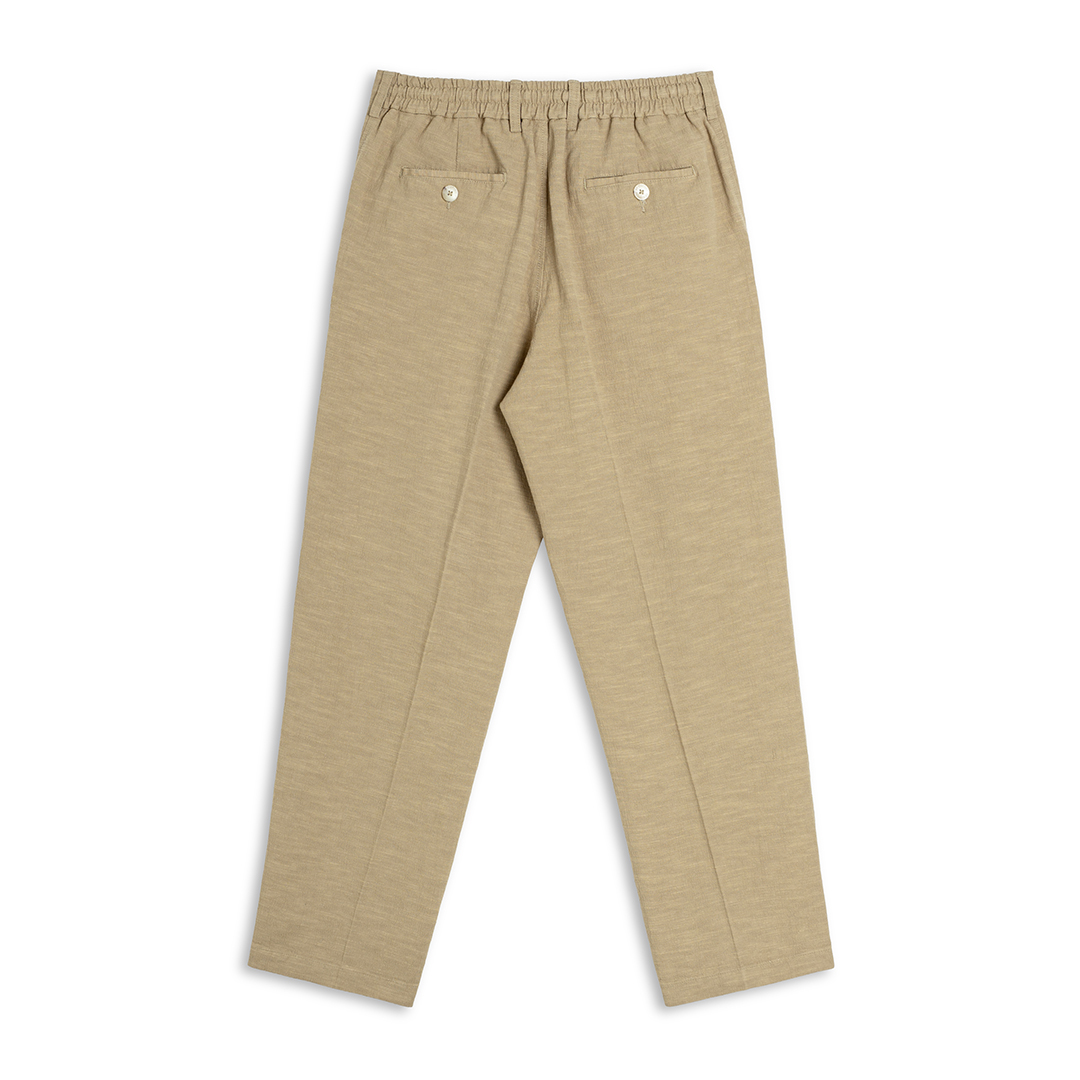 Quần Dài Sợi Ramie Dây Rút Form Straight Fit_thumbnail_1