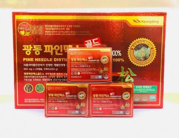 Tinh Dầu Thông Đỏ Kwangdong 120 Viên_thumbnail_2