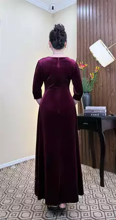 Đầm dáng dài họa tiết hoa A814_thumbnail_6
