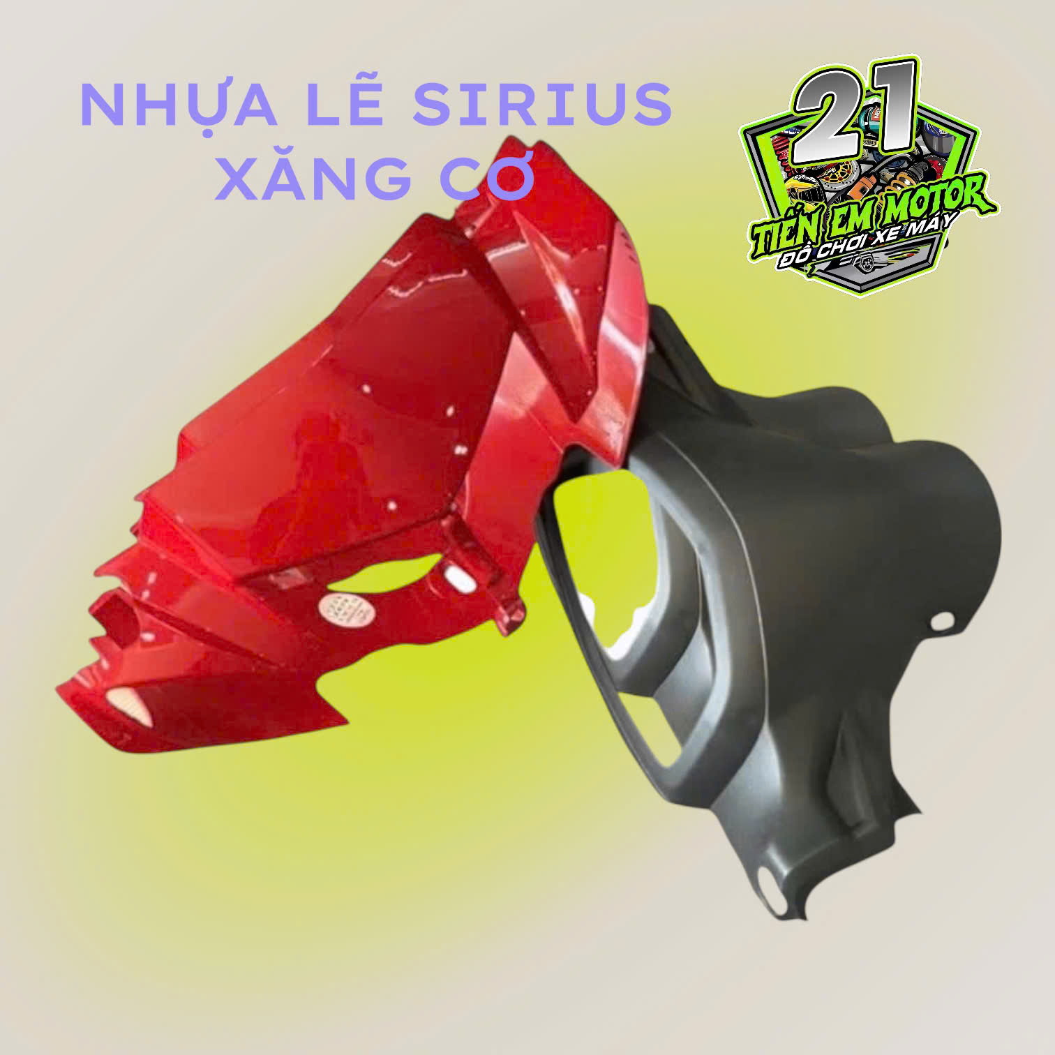 Ốp đầu trước Sihello Sirius xăng cơ - Nhựa ABS loại 1_thumbnail_1