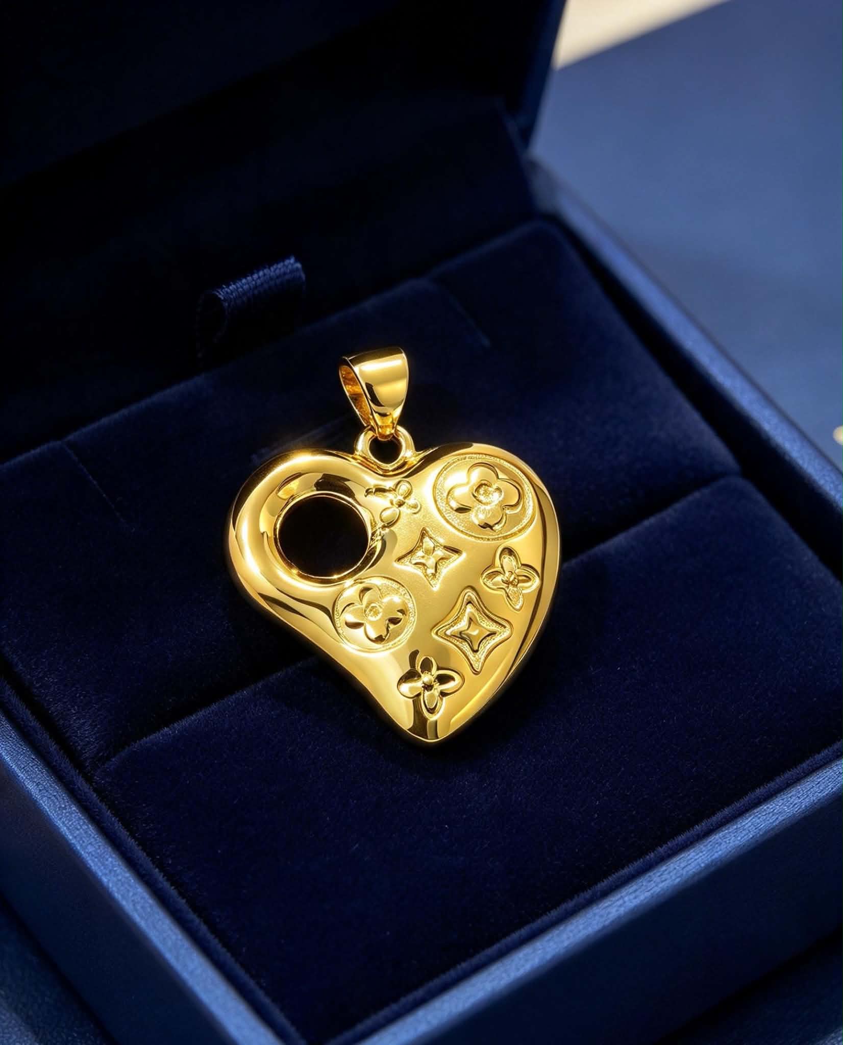 LV HEART PENDANT