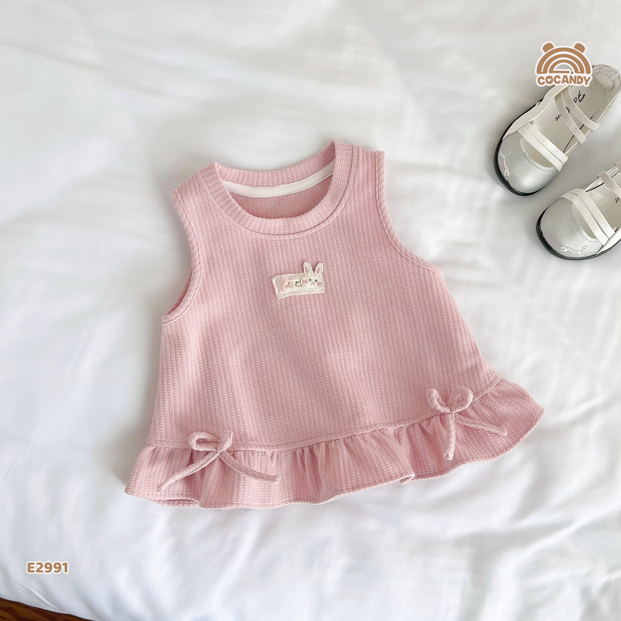 Áo gile HỒNG tag nơ ngực_thumbnail_2