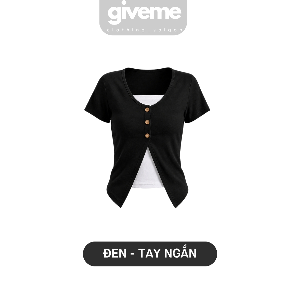 Áo thun tay ngắn phối cardigan 3 cúc - CDGN3CUC_thumbnail_1
