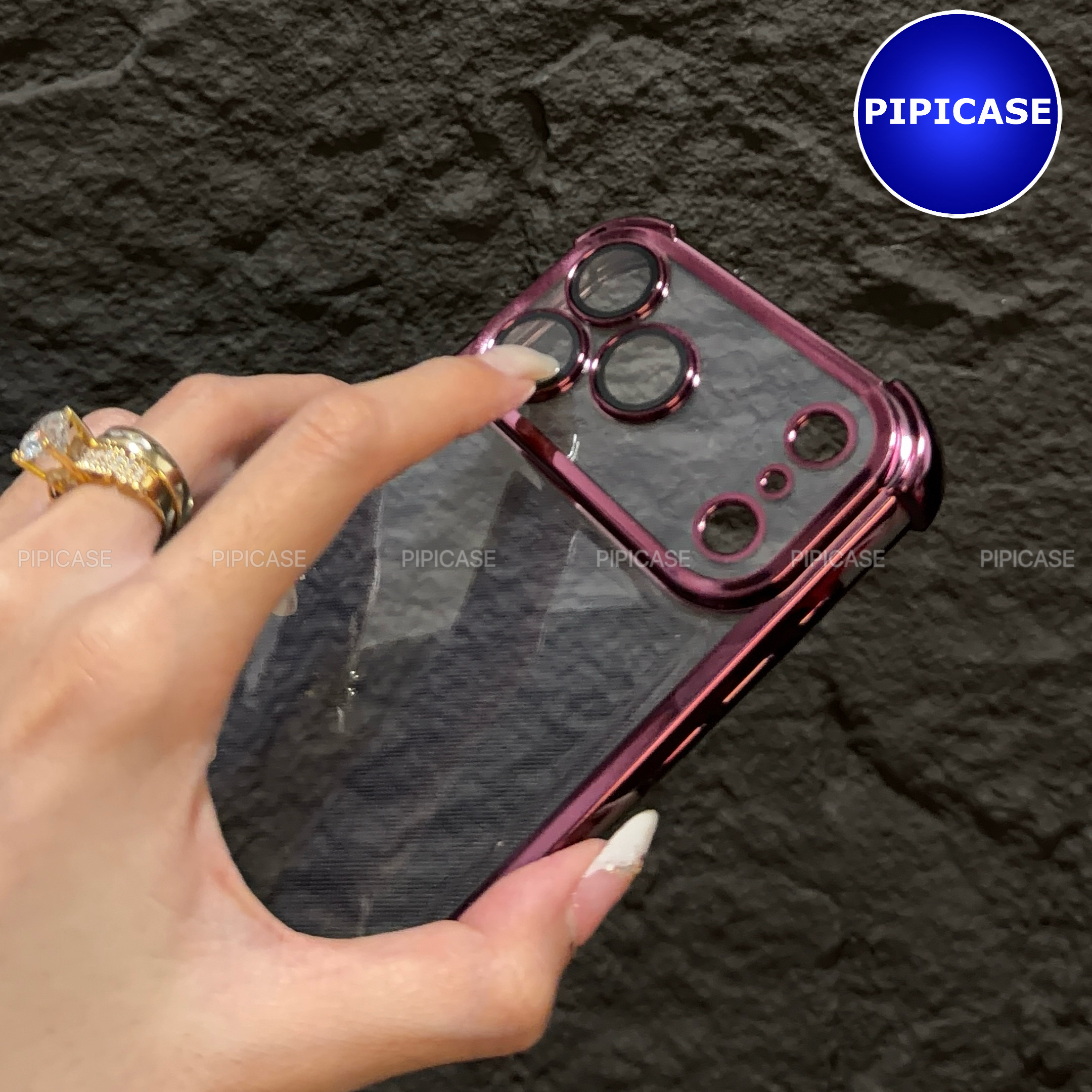 Ốp Lưng iPhone 17 Pro Max - Gu - Đỏ Burgundy_thumbnail_8