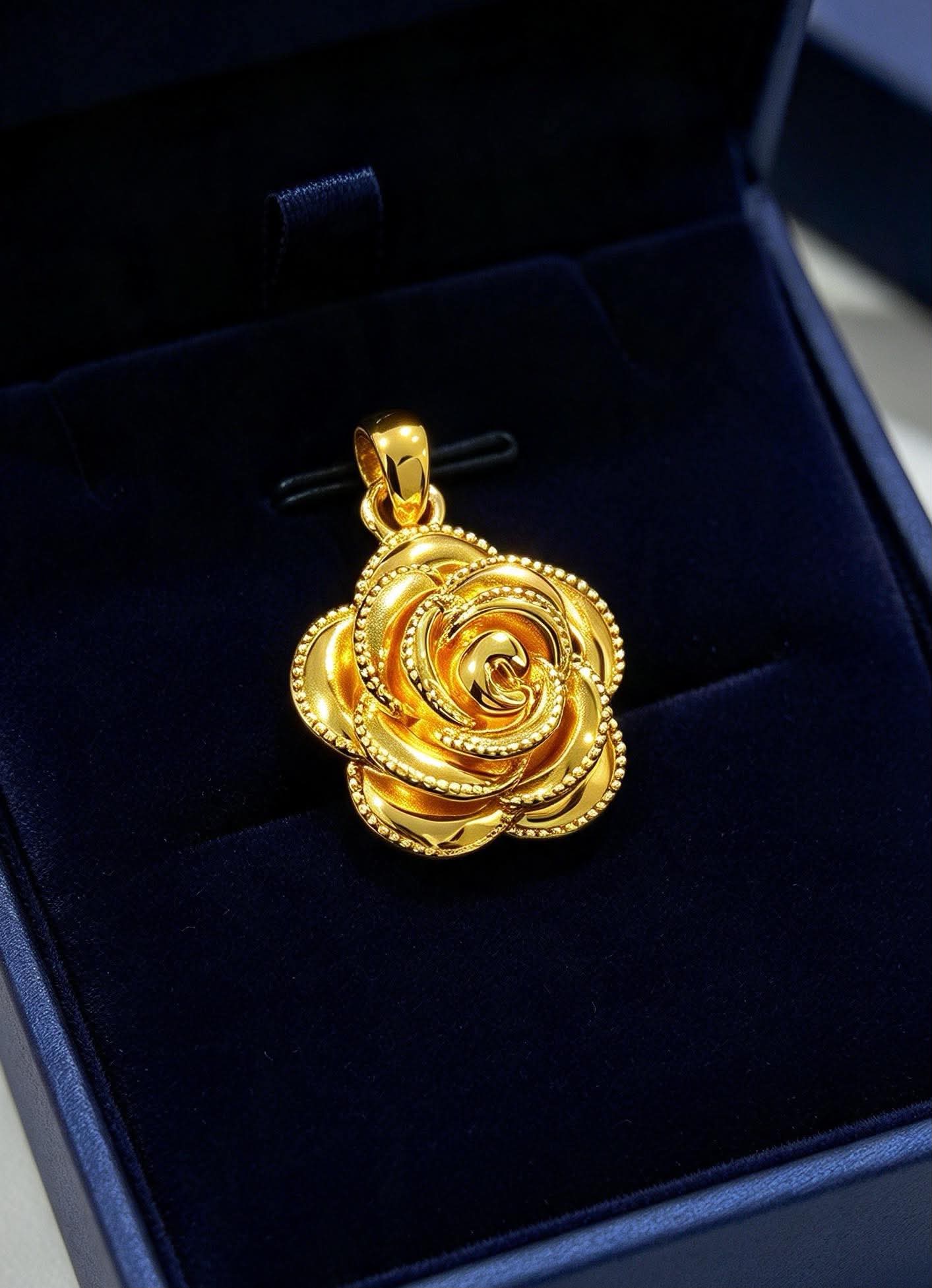 ELECTROFORMING FLOWER PENDANT