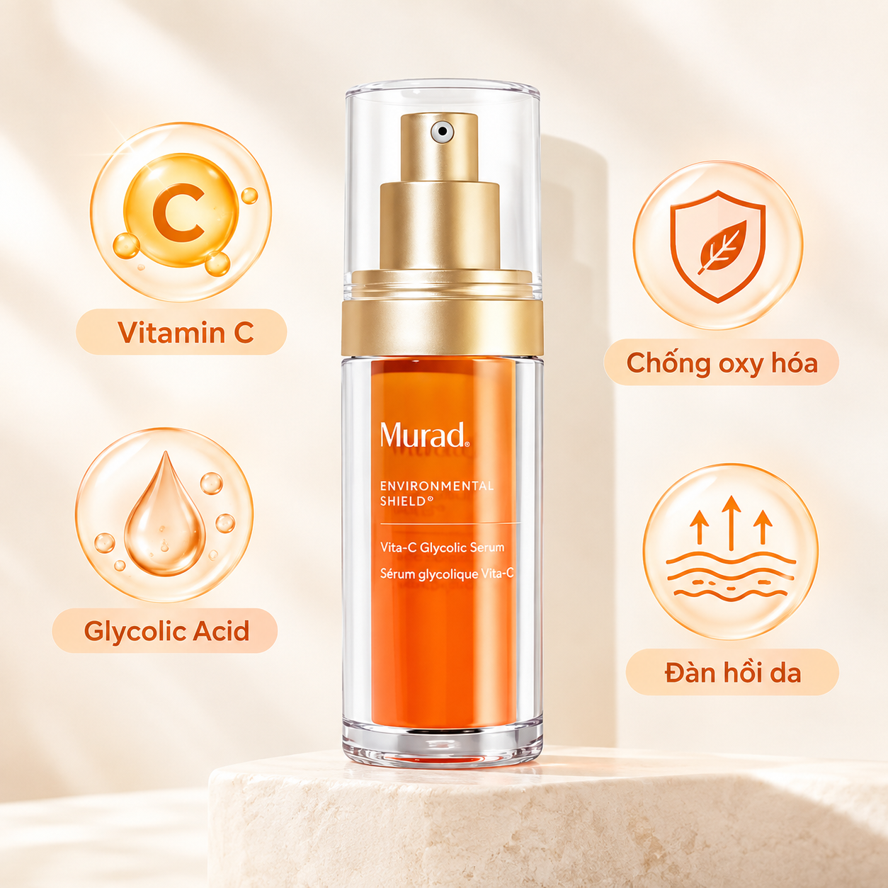 Serum Hỗ Trợ Làm Sáng Da - Murad Vita-C Glycolic Serum 30ml_thumbnail_3