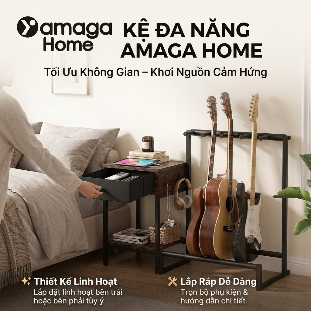 Kệ Decor Lưu Trữ Đa Năng YAMAGA HOME – Tab Đầu Giường & Khung Treo_thumbnail_5
