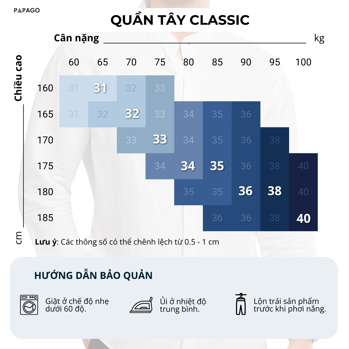 Quần tây nam trung niên PAPAGO, quần âu form suông co giãn nhẹ cho bố - P25QT002_thumbnail_8