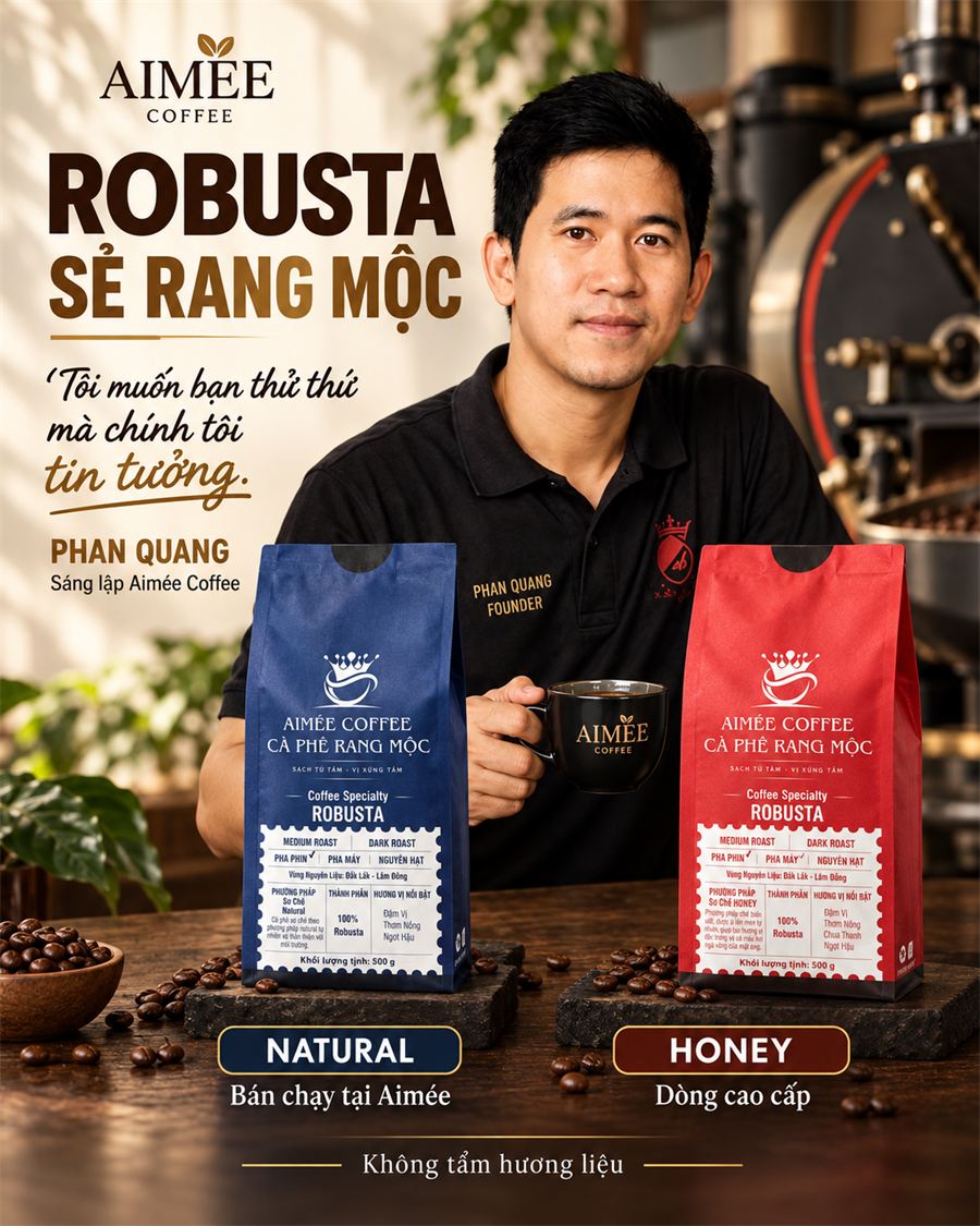 Phan Ngô Quang – Sáng lập Aimée Coffee