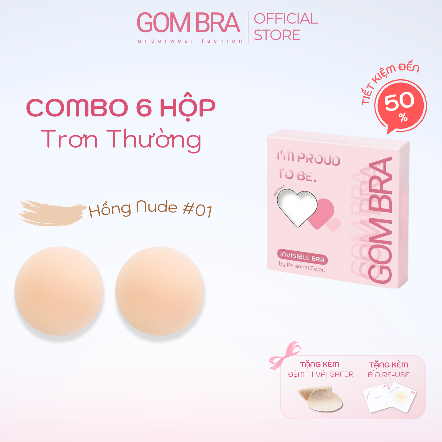 Miếng Dán Vòng 1 Nữ Silicone Tàng Hình Gom Bra, Keo Bám Dính Tốt Tệp Da, Có Thể Tái Sử Dụng - SA-5550_thumbnail_15